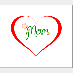 Mom Love Design Posters and Art